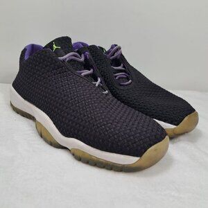 Jordan Future Low GS‎ Sneakers 724814-032 Black Purple Youth 6.5